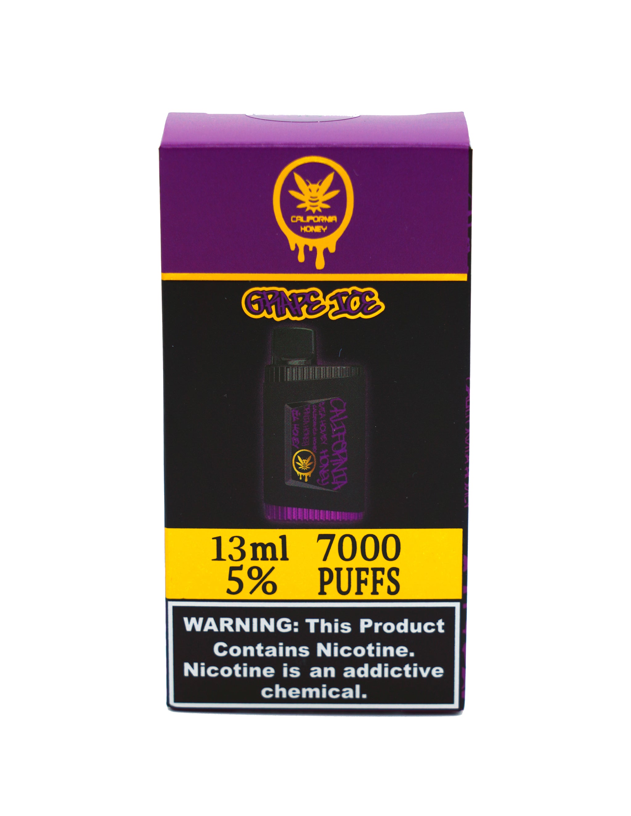 Nicotine Vape - Grape Ice 7000 Puffs