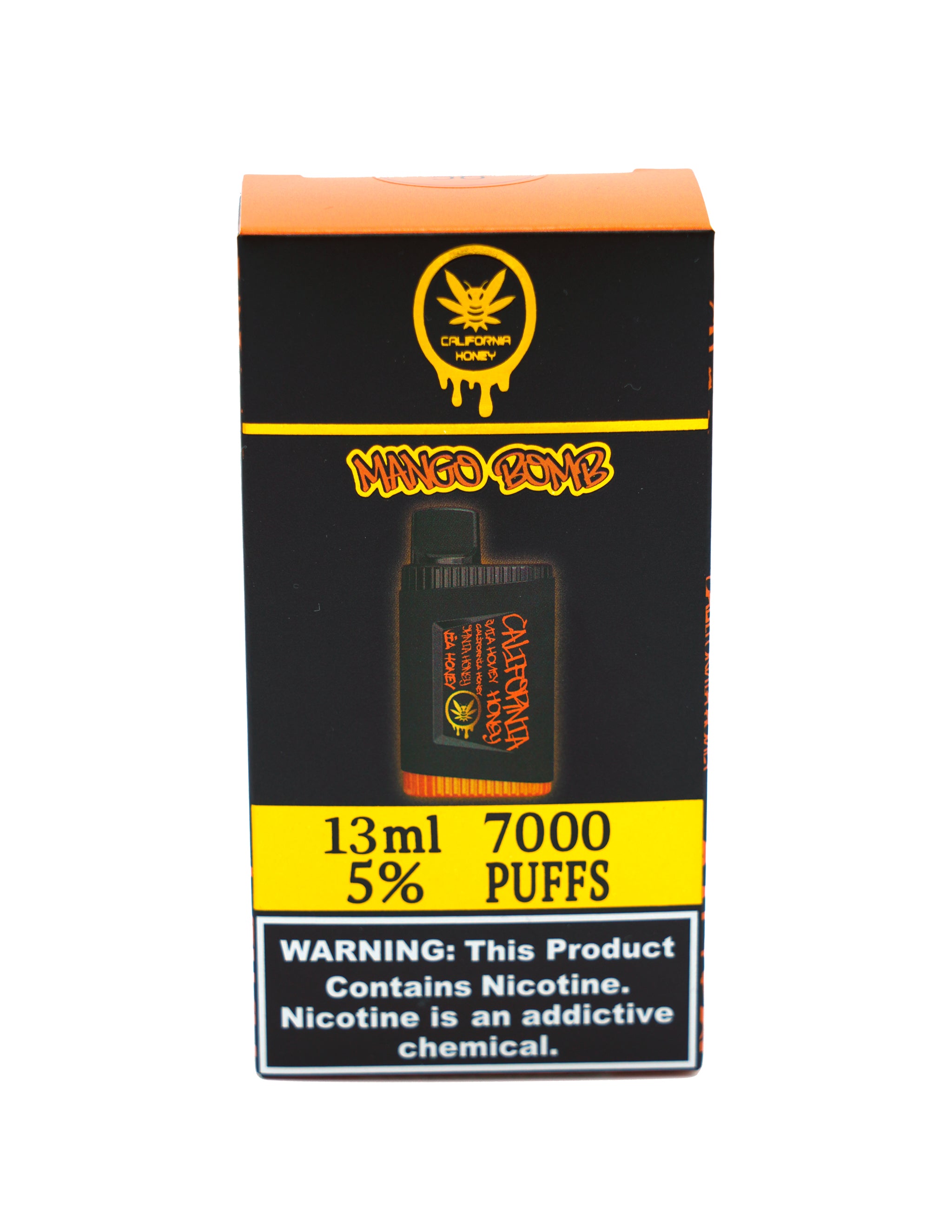 Nicotine Vape - Mango Bomb 7000 Puffs